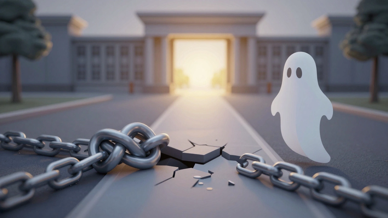 Abstract illustration of obstacles like isolation and tech issues blocking online learning