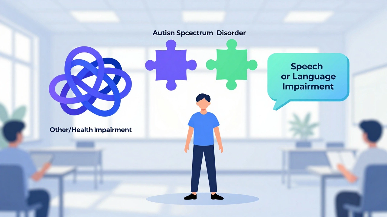 Abstract illustration of neurodiversity concepts in education
